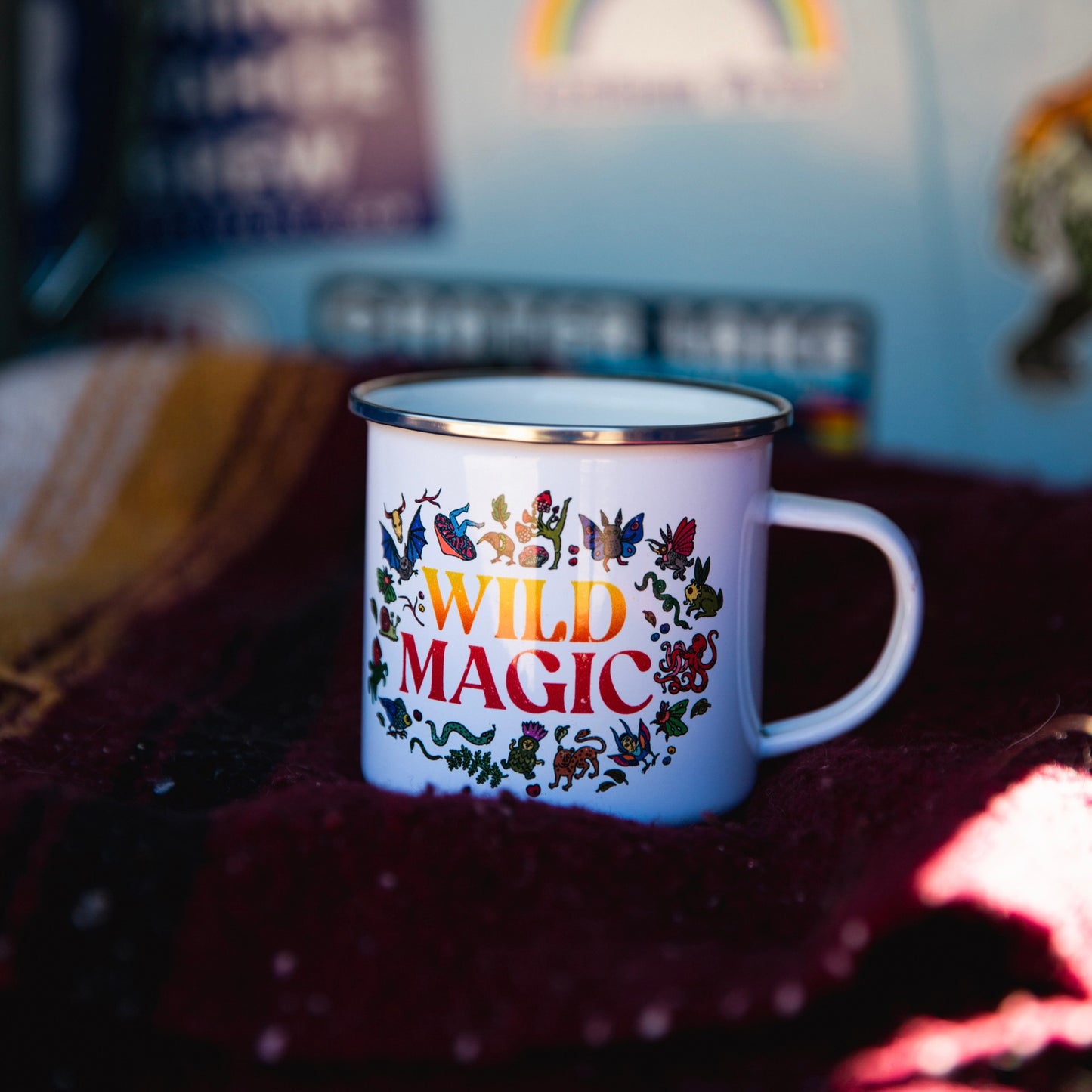 D&D wild magic camp mug