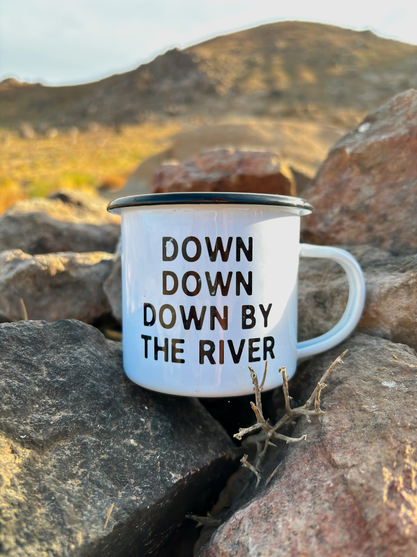 baldur’s gate 3 down by the river camp mug