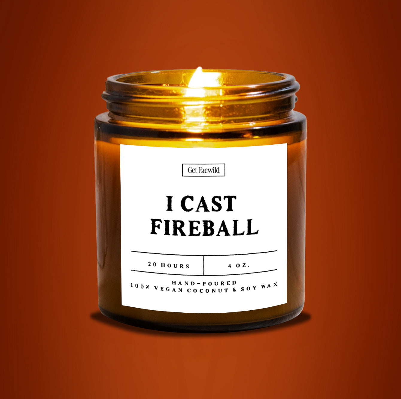 i cast fireball D&D candle