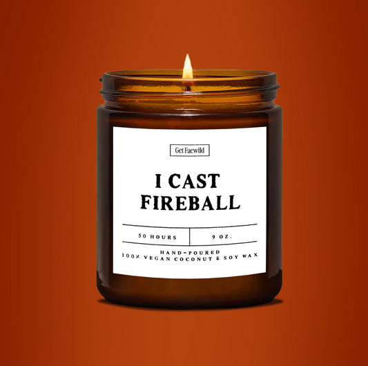 i cast fireball D&D candle