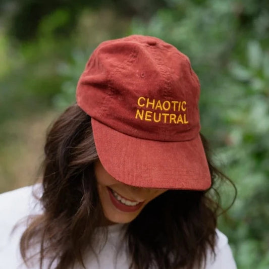 D&D alignment vintage dad cap