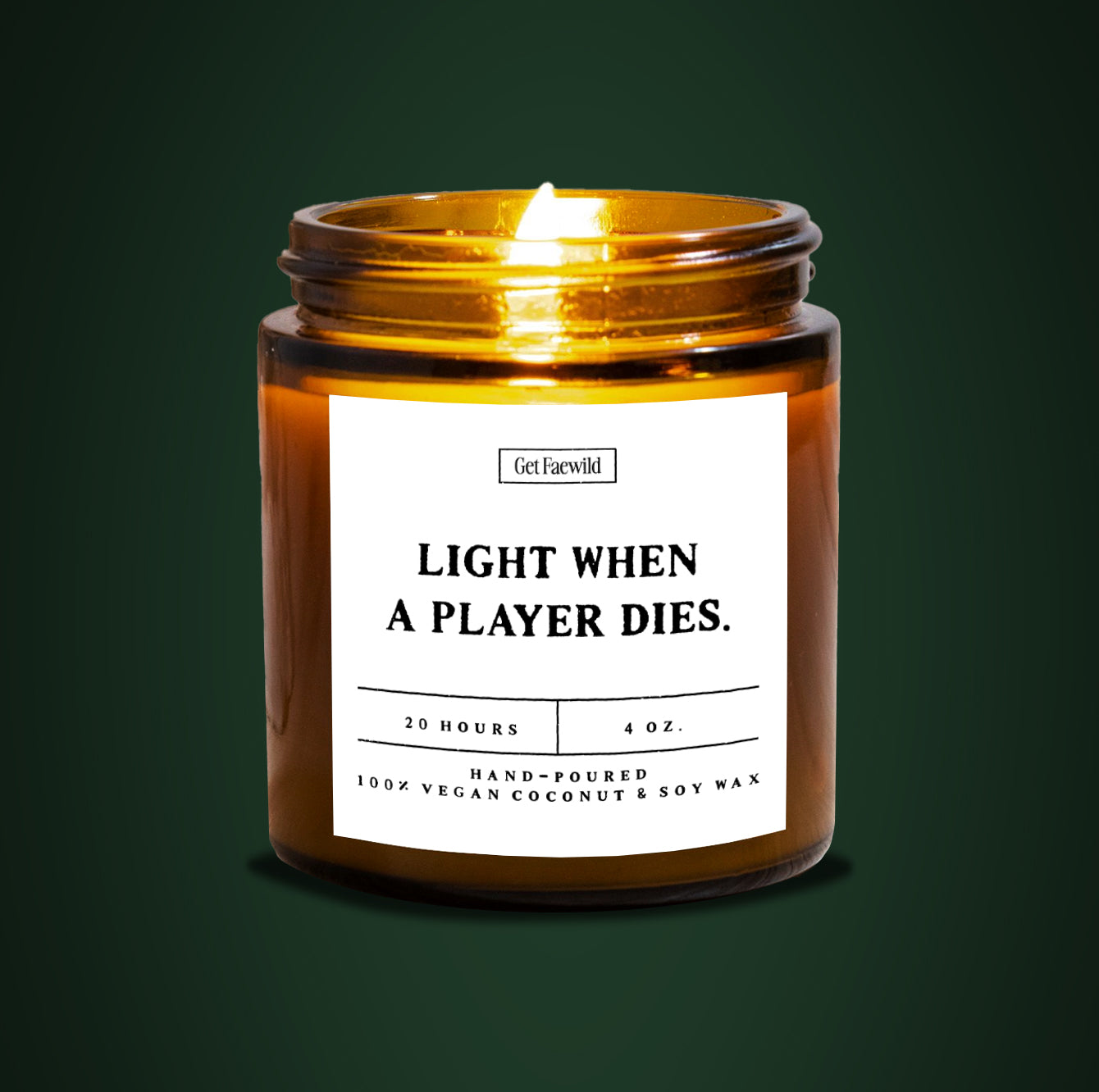 light when a player dies D&D candle