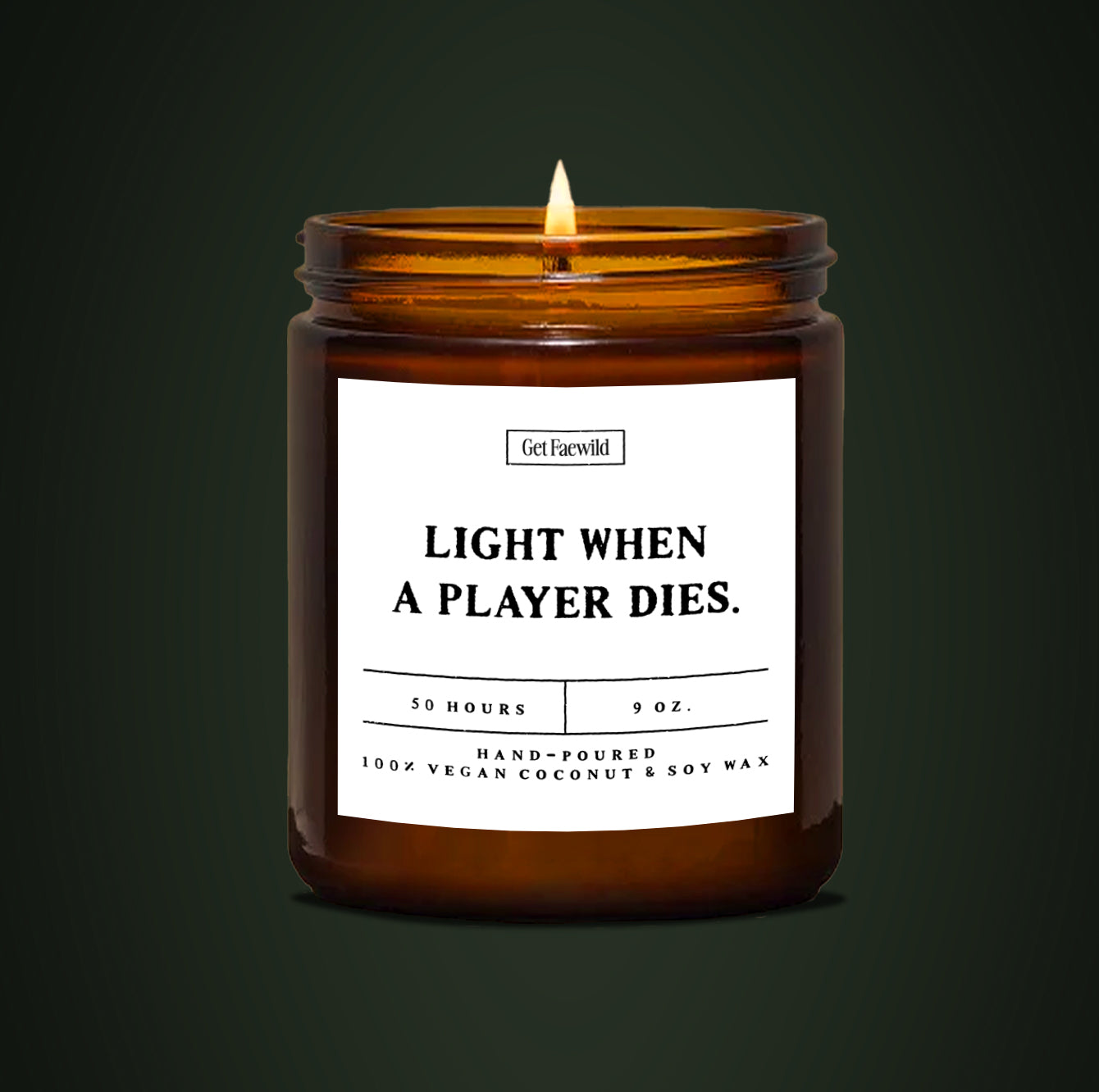 light when a player dies D&D candle